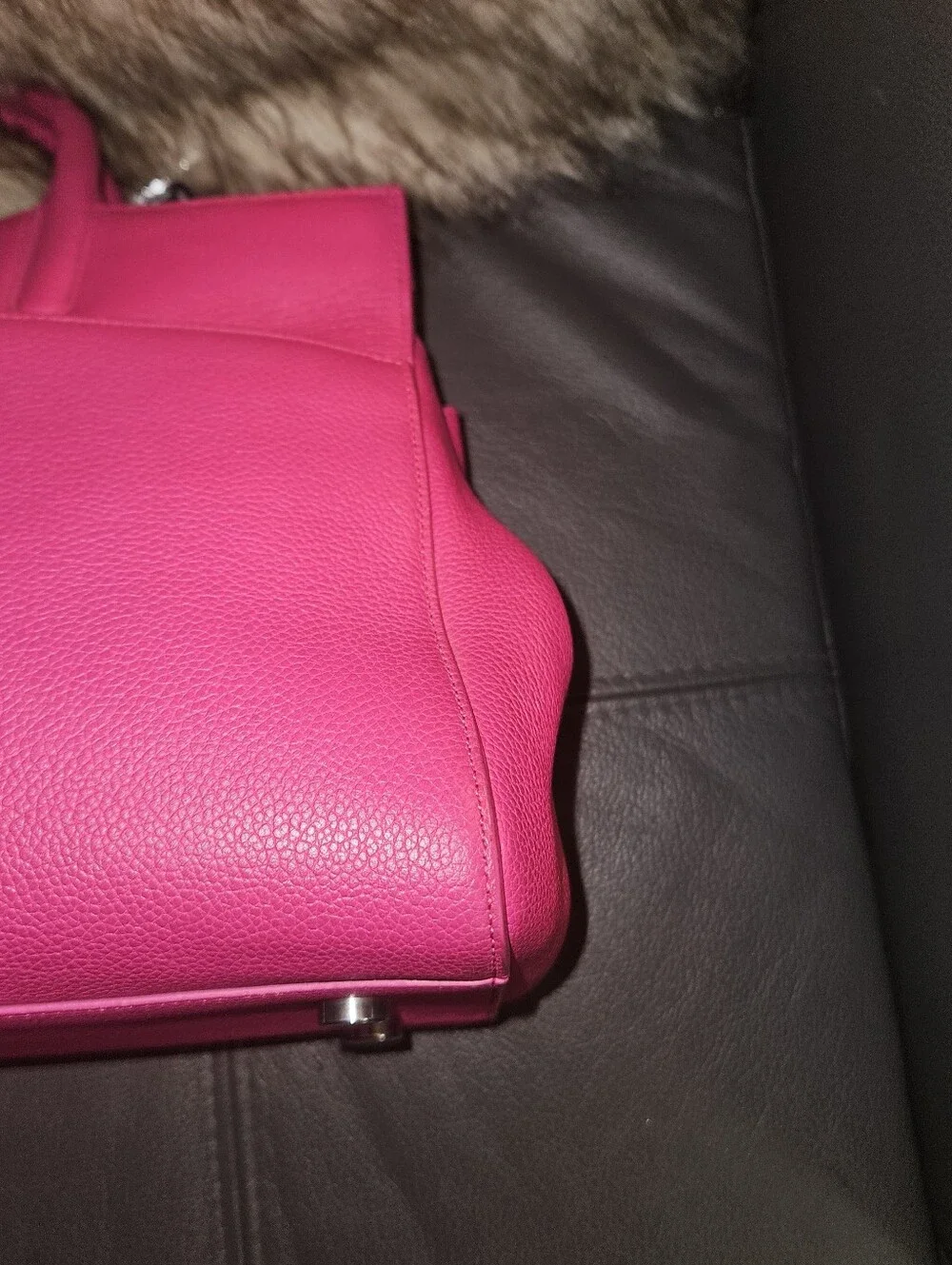 Yves Saint Laurent Two Way Satchel W/ COA